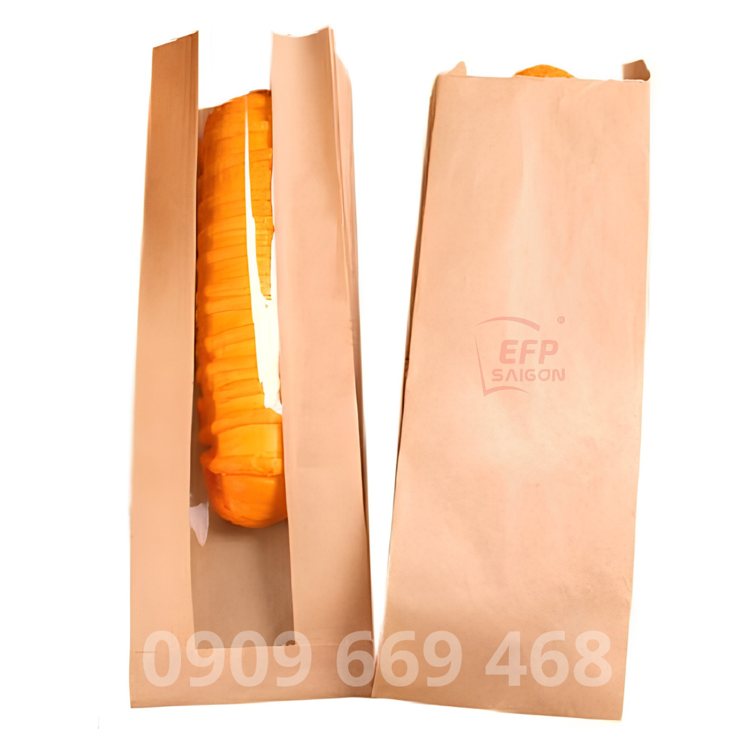 Túi Giấy Đựng Bánh Mì Có Cửa Sổ Trong Suốt Giá Tốt